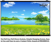 Inlight 133 Inches ultra Hd universal Map type Projector Screen 10 X 6 Ft Inlight